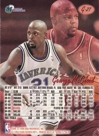 George McCloud back