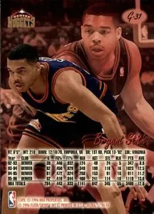 Bryant Stith back