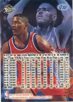 Back of Joe Dumars