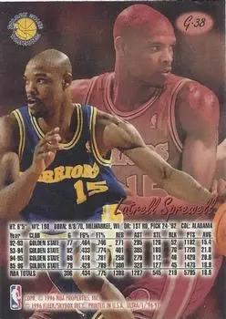 Back of Latrell Sprewell