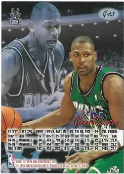 Back of Glenn Robinson