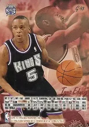 Tyus Edney back