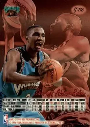 Shareef Abdur-Rahim back