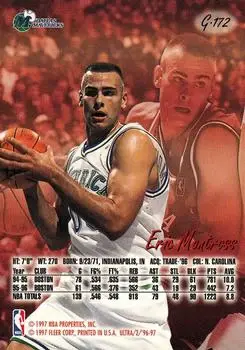 Back of Eric Montross