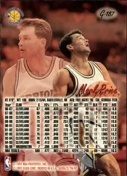 Back of Mark Price