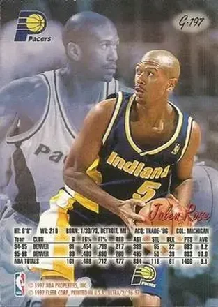 Jalen Rose back