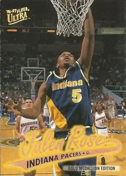 1996-97 Ultra #G-197 Gold Medallion Jalen Rose