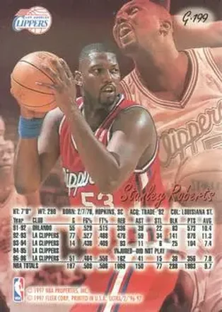 Stanley Roberts back