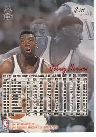Johnny Newman back