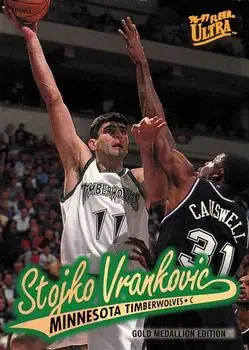 1996-97 Ultra #G-215 Gold Medallion Stojko Vranković