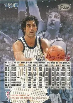 Back of Rony Seikaly