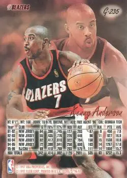 Back of Kenny Anderson