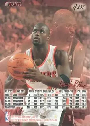 Isaiah Rider back