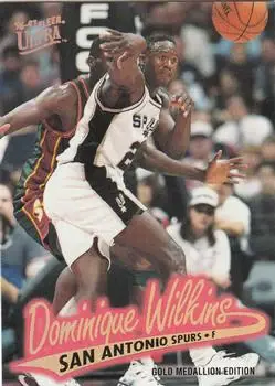 1996-97 Ultra #G-244 Gold Medallion Dominique Wilkins
