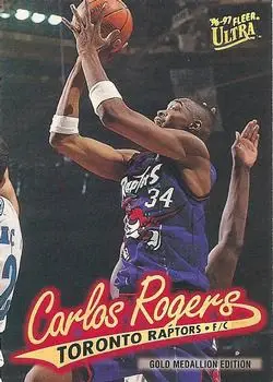 1996-97 Ultra #G-249 Gold Medallion Carlos Rogers
