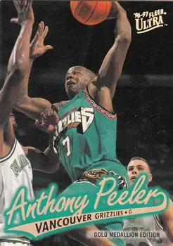 1996-97 Ultra #G-259 Gold Medallion Anthony Peeler
