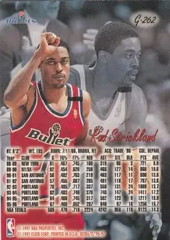Back of Rod Strickland