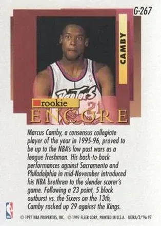 Marcus Camby back