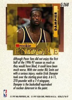 Back of Erick Dampier