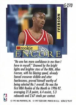 Back of Allen Iverson