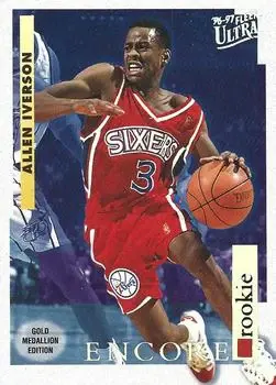 1996-97 Ultra #G-270 Gold Medallion Allen Iverson