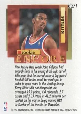 Kerry Kittles back