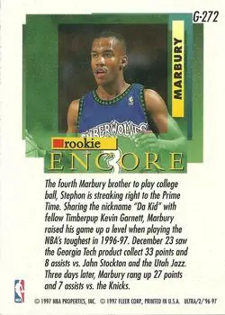 Back of Stephon Marbury