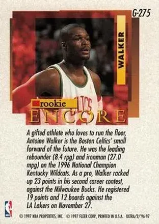 Antoine Walker back