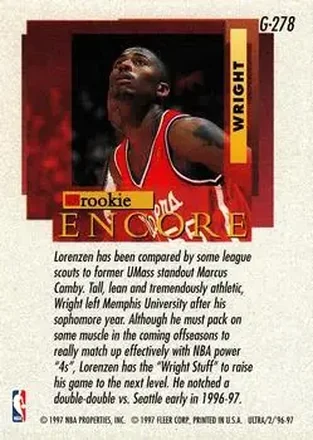 Lorenzen Wright back
