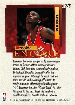 Back of Lorenzen Wright