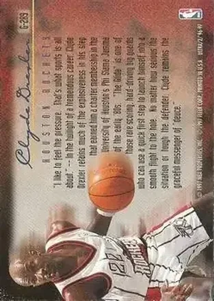 Clyde Drexler back