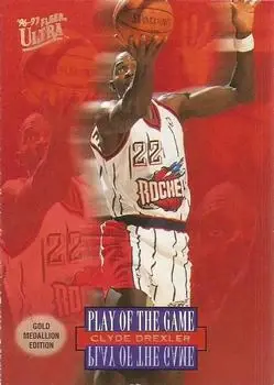 1996-97 Ultra #G-289 Gold Medallion Clyde Drexler