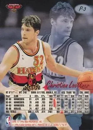 Christian Laettner back
