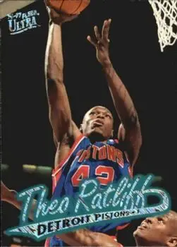 1996-97 Ultra #P-34 Platinum Medallion Theo Ratliff