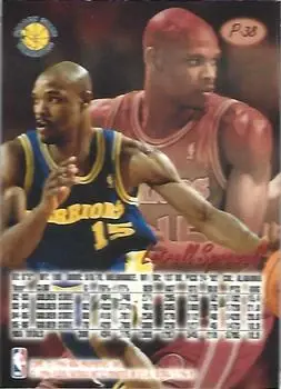 Back of Latrell Sprewell