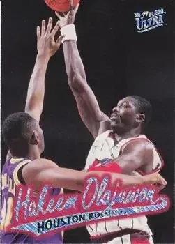 1996-97 Ultra #P-42 Platinum Medallion Hakeem Olajuwon