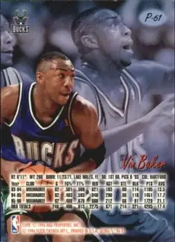 Back of Vin Baker