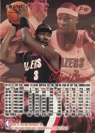 Clifford Robinson back