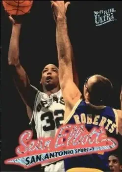 1996-97 Ultra #P-99 Platinum Medallion Sean Elliott