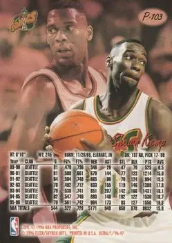 Back of Shawn Kemp