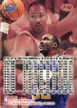 Back of Karl Malone