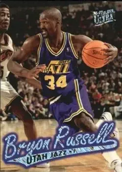 1996-97 Ultra #P-114 Platinum Medallion Bryon Russell