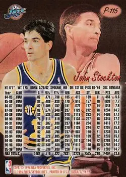 Back of John Stockton