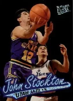 1996-97 Ultra #P-115 Platinum Medallion John Stockton