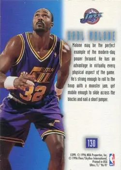 Back of Karl Malone