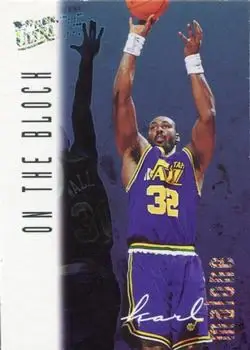 1996-97 Ultra #130 Platinum Medallion Karl Malone