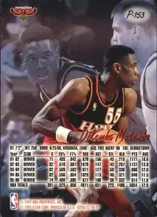 Dikembe Mutombo back