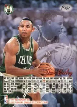 Back of David Wesley
