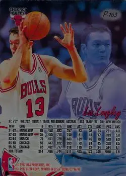 Back of Luc Longley