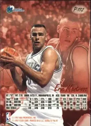 Eric Montross back